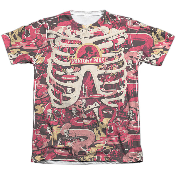 Rick And Morty - Anatomy Park Adult Regular Fit Short Sleeve 65 - 35 Poly - Cotton