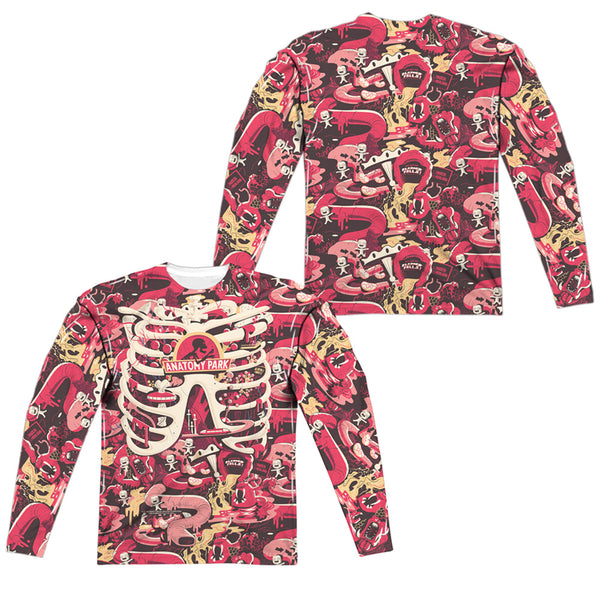 Rick And Morty - Anatomy Park L - S Adult Poly Crew
