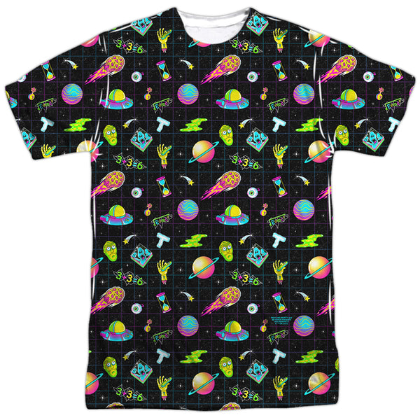Rick And Morty - Opening ICons Adult Regular Fit Short Sleeve 100% Poly