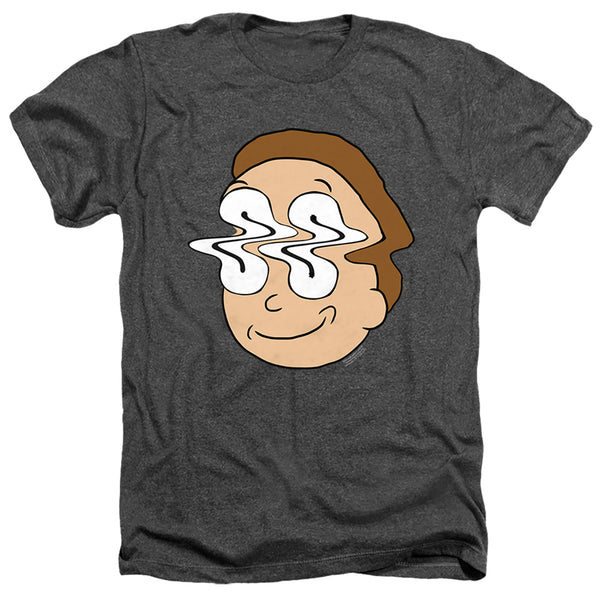 Rick And Morty - Waves Adult Regular Fit Heather Short Sleeve