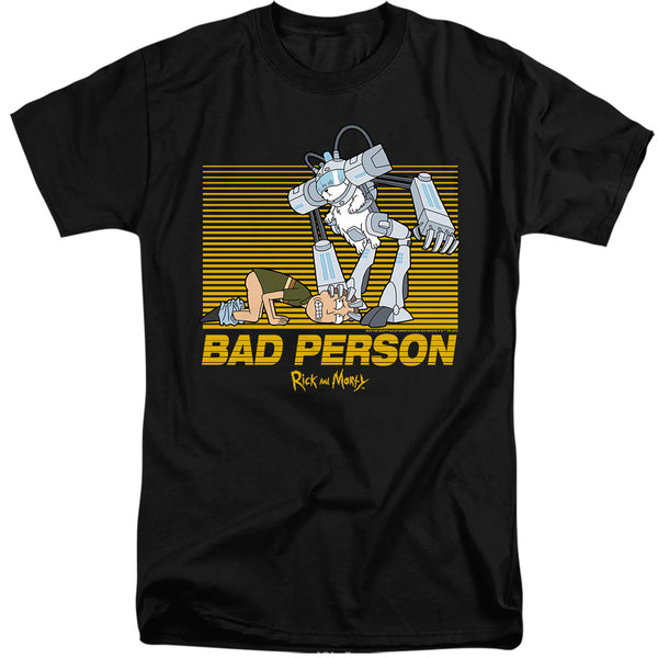 Rick And Morty - Bad Person Adult Tall Fit Short Sleeve