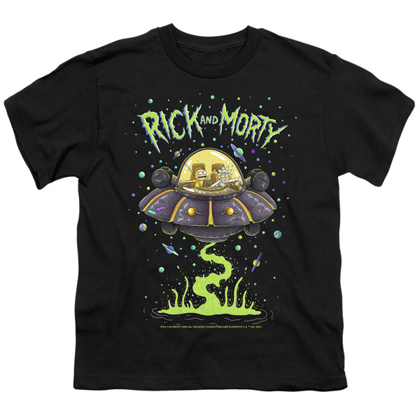 Rick And Morty - Drunk Rick Ship Youth Short Sleeve