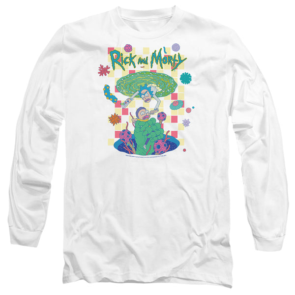 Rick And Morty - Falling Portals Adult Long Sleeve