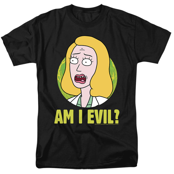 Rick And Morty - Beth Am I Evil? Adult Regular Fit Short Sleeve