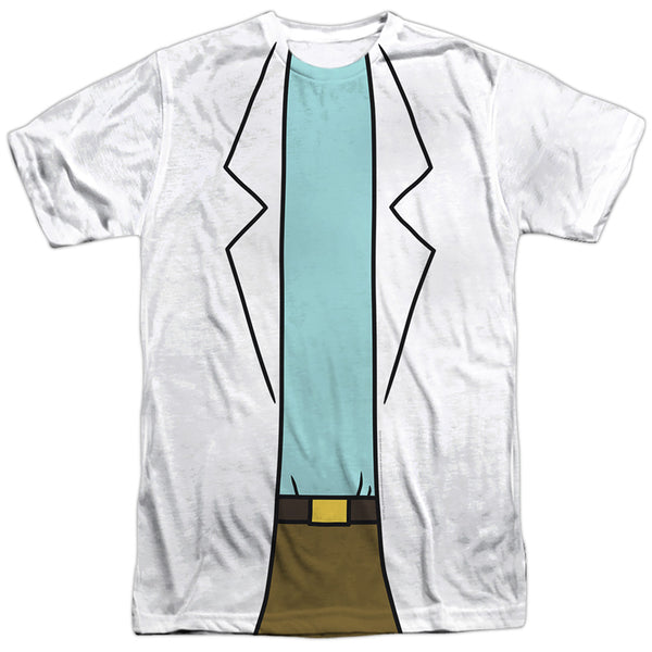 Rick And Morty - Rick Lab Coat Adult Regular Fit Short Sleeve 100% Poly