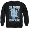 Rick And Morty - Go Clone Your Rick Adult Crewneck Sweatshirt