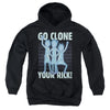 Rick And Morty - Go Clone Your Rick Youth Hooded Sweatshirt