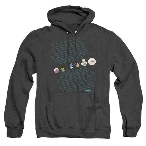 The Regular Show - Regular Grid Adult Heather Hoodie