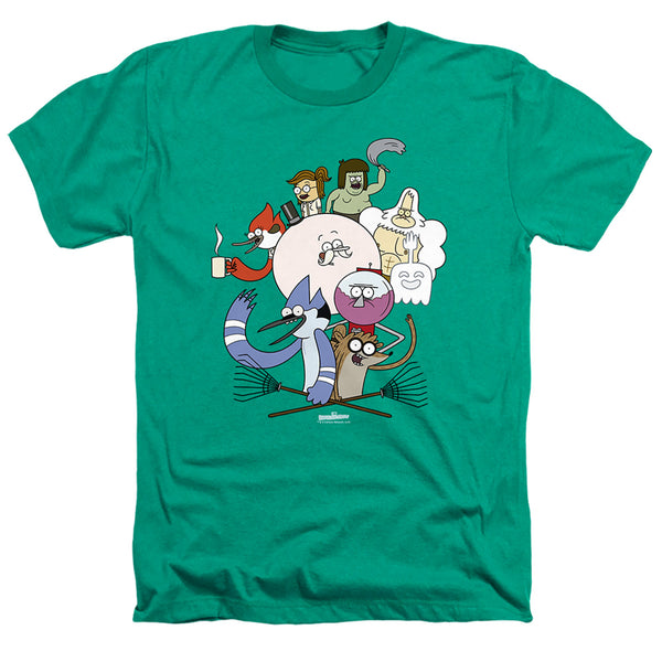 Regular Show - Regular Cast Adult Regular Fit Heather Short Sleeve