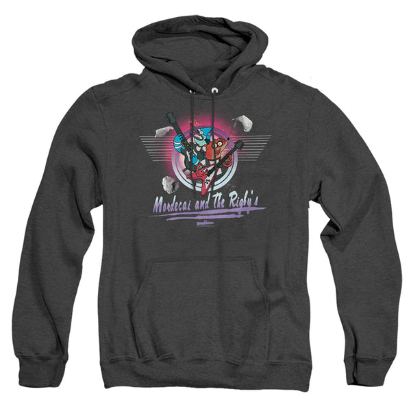 The Regular Show - Mordecai & The Rigbys Adult Heather Hoodie