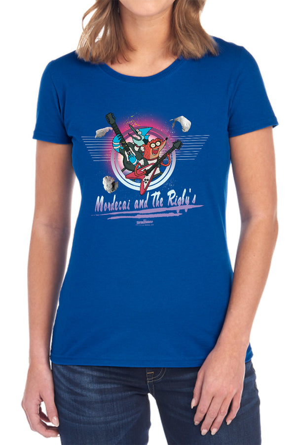 The Regular Show - Mordecai & The Rigbys Women's Short Sleeve