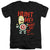 Rick And Morty - Hunt Me Adult Slim Fit V Neck Cotton