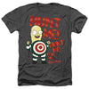 Rick And Morty - Hunt Me Adult Regular Fit Heather Short Sleeve