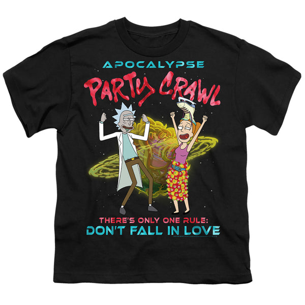 Rick And Morty - Apocalypse Party Crawl Youth Short Sleeve