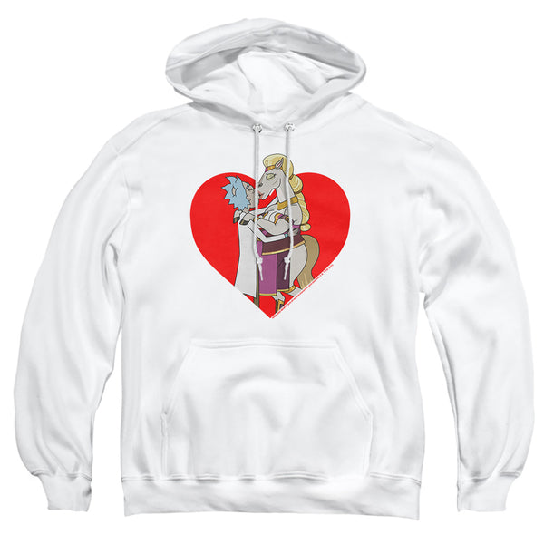 Rick And Morty - Rick And Horse Kiss Adult Pullover Hoodie