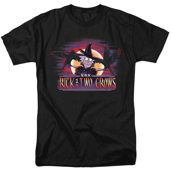 Rick And Morty - Rick And Two Crows Adult Regular Fit Short Sleeve