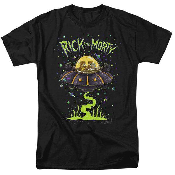 Rick And Morty - Ufo Adult Regular Fit Short Sleeve