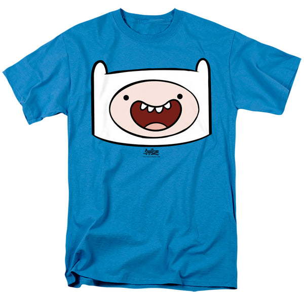 Adventure Time - Finn Head Adult Regular Fit Short Sleeve