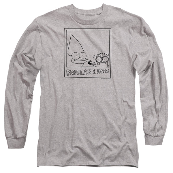 Regular Show - Poloroid Adult Long Sleeve