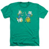 Adventure Time - Meet Up Adult Regular Fit Heather Short Sleeve