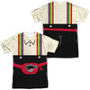 Uncle Grandpa - Lederhosen (Front - Back Print) Adult Regular Fit Short Sleeve 100% Poly