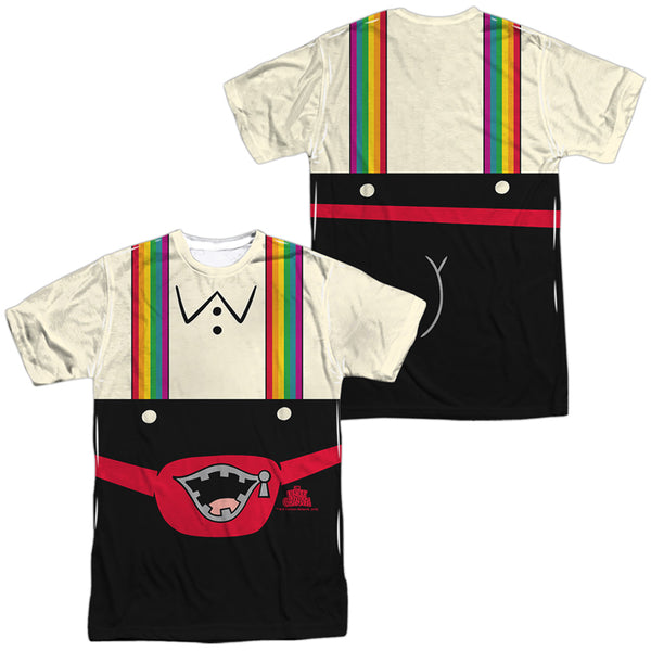 Uncle Grandpa - Lederhosen (Front - Back Print) Adult Regular Fit Short Sleeve 100% Poly
