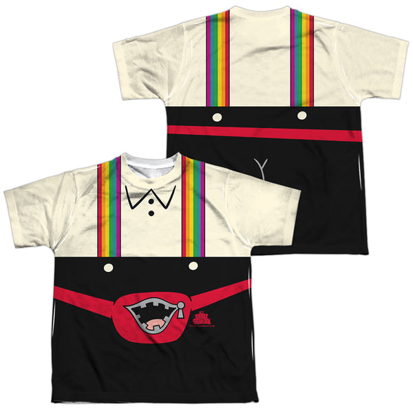 Uncle Grandpa - Lederhosen (Front - Back Print) Youth Short Sleeve 100% Poly