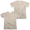 Uncle Grandpa - Pizzas (Front - Back Print) Adult Regular Fit Short Sleeve 65 - 35 Poly - Cotton