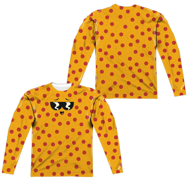 Uncle Grandpa - Pizza Face (Front - Back Print) L - S Adult Poly Crew