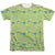 Adventure Time - Green Fields Adult Regular Fit Short Sleeve 65 - 35 Poly - Cotton