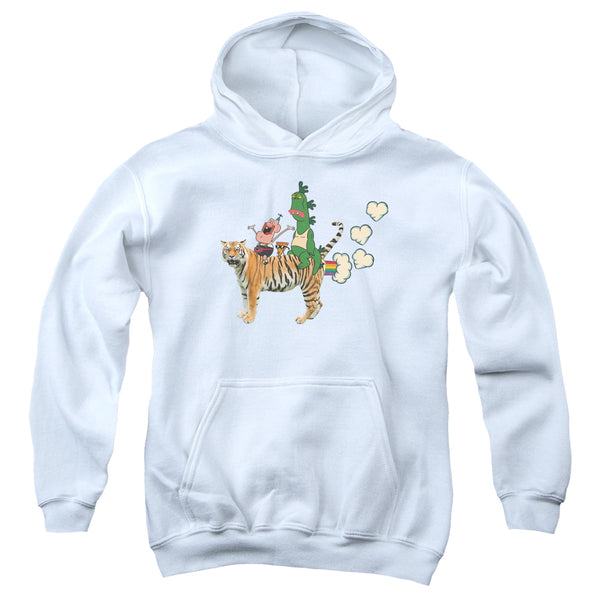 Uncle Grandpa - Fart Hearts Youth Hooded Sweatshirt