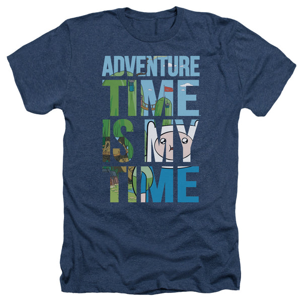 Adventure Time - My Time Adult Regular Fit Heather Short Sleeve