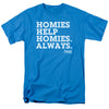 Adventure Time - Homies Help Homies Adult Regular Fit Short Sleeve