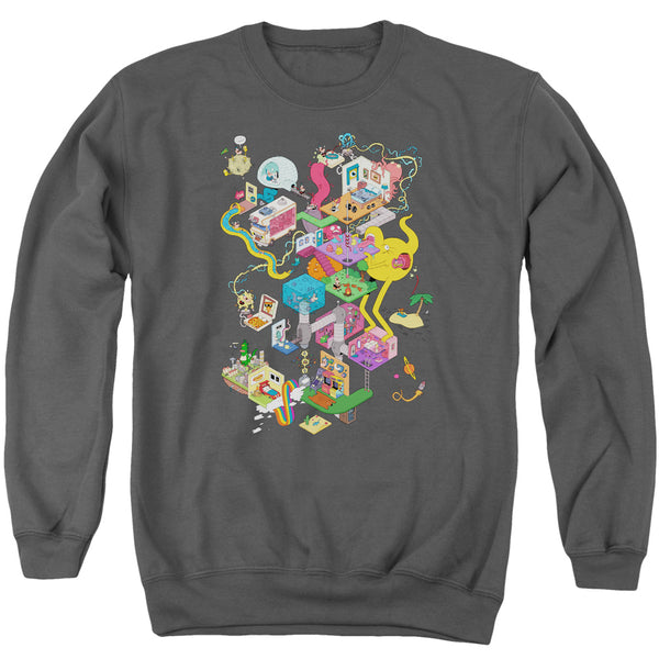 Uncle Grandpa - Inside The Rv Adult Crewneck Sweatshirt