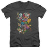 Uncle Grandpa - Inside The Rv Adult Slim Fit V Neck Cotton