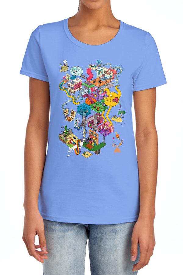 Uncle Grandpa - Inside The Rv Women's Short Sleeve