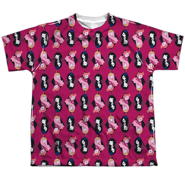 Adventure Time - Allover Diamonds Youth Short Sleeve 100% Poly
