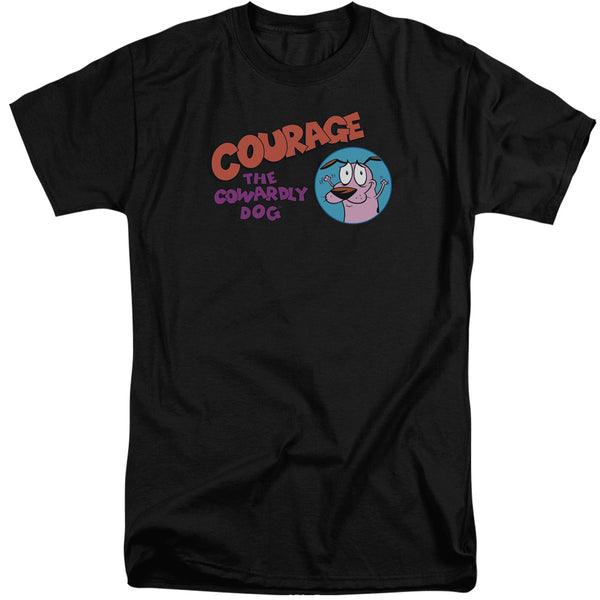 Courage The Cowardly Dog - Courage Logo Adult Tall Fit Short Sleeve