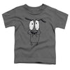 Courage The Cowardly Dog - Scared Toddler Short Sleeve