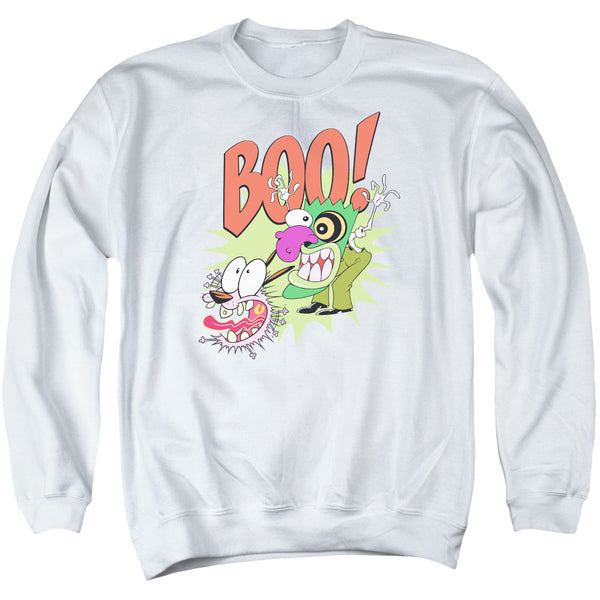 Courage The Cowardly Dog - Stupid Dog Adult Crewneck Sweatshirt