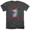 Courage The Cowardly Dog - Not Gonna Like Adult Regular Fit Heather Short Sleeve