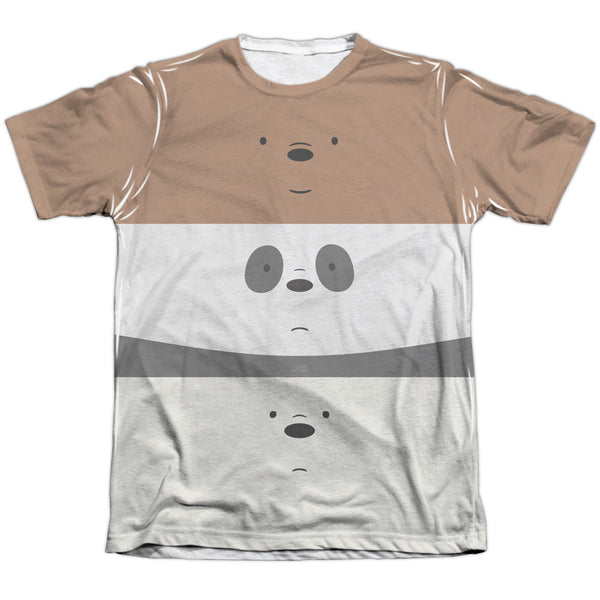 We Bare Bears - Stack Adult Regular Fit Short Sleeve 65 - 35 Poly - Cotton