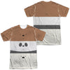We Bare Bears - Stack (Front - Back Print) Adult Regular Fit Short Sleeve 100% Poly