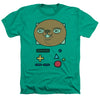 Adventure Time - BMO Mask Adult Regular Fit Heather Short Sleeve