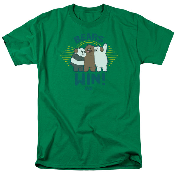 We Bare Bears - Bears Win Adult Regular Fit Short Sleeve