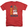 We Bare Bears - Stack Goals Adult Regular Fit Heather Short Sleeve