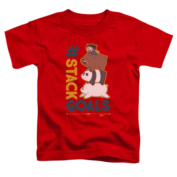 We Bare Bears - Stack Goals Toddler Short Sleeve