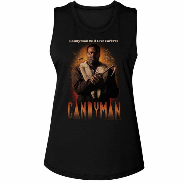 Candyman Say His Name-Ladies Muscle Tank