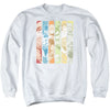 DC - Justice League Columns Adult Crewneck Sweatshirt