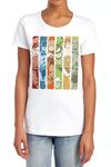 DC - Justice League Columns Women's Short Sleeve